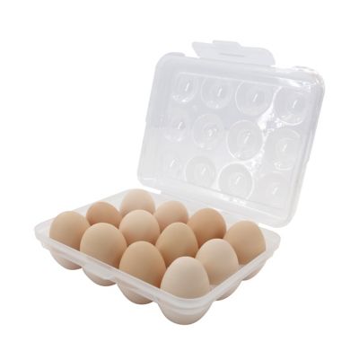 Image showing  12-Egg Plastic Egg Carton