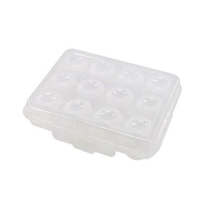 Image showing  12-Egg Plastic Egg Carton