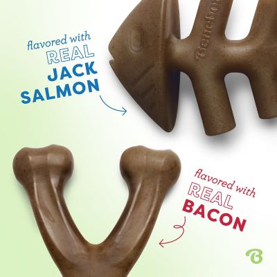 Image showing 5 th Benebone Fishbone/Wishbone Bacon, Medium, 2 pk.