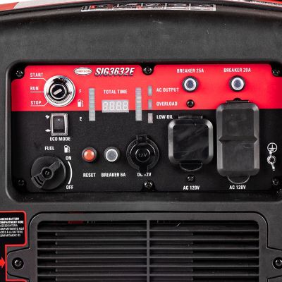 Image showing 8 th SIMPSON Inverter Generator 3600/3200 Watt Portable Generator 50-State Compliant