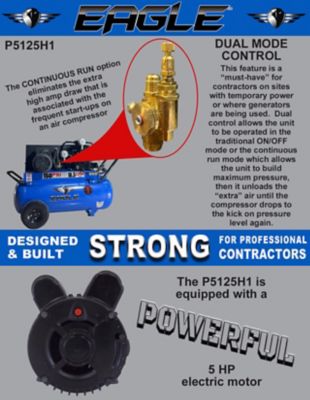 Image showing  25 Gallon 5 HP V-Style Compressor