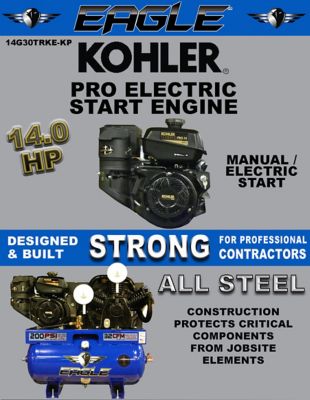 Image showing  30 Gallon 3 Cylinder Truck Style Compressor