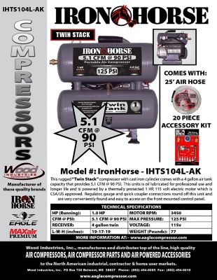 Image showing  Oil Lubricated Portable Quiet Series Compressor