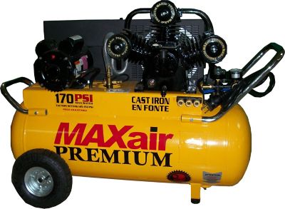 MAXair Premium 25 Gallon 18.5 Cfm Portable Air Compressor