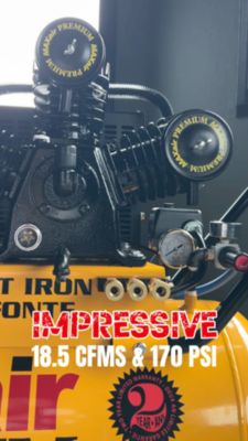 Image showing  Premium 25 gal. 18.5 Cfm Portable Air Compressor