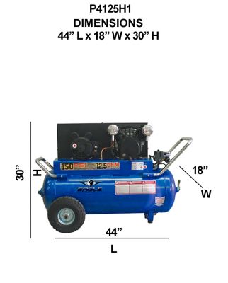 Image showing  25 Gallon Heavy Duty Twin Tank Compressor