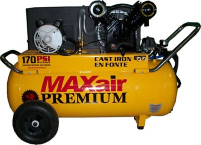 MAXair Premium 25 Gallon 12.5 CFM Portable Air Compressor