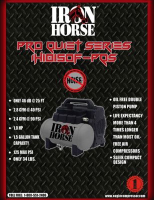 Image showing  Oil Free Portable Quiet Series Compressor