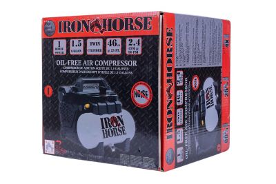 Image showing 6 th Iron Horse Oil Free Portable Quiet Series Compressor