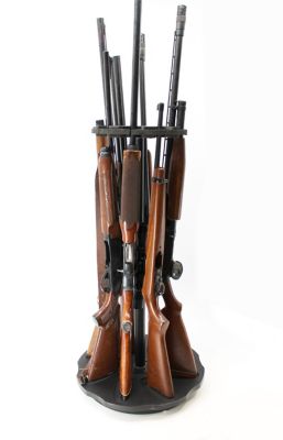 Rush Creek Creations Black 8 Gun Spinning Rack