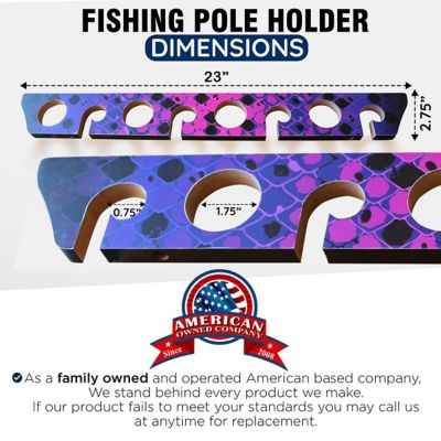Image showing  Pink/Blue 8 Rod Wall/Ceiling Rack - 2 Pack