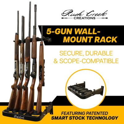 Image showing  5 Gun Wall Rack Smart Stock Technology
