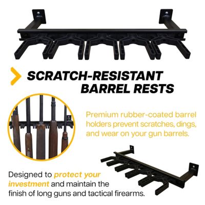 Image showing  5 Gun Wall Rack Smart Stock Technology