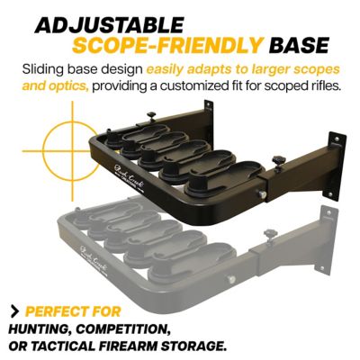 Image showing  5 Gun Wall Rack Smart Stock Technology