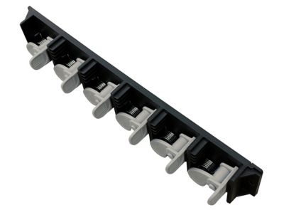 Image showing  6 Fishing Rod Wall Rack with Textured Rubber Grip One - pc. Design 4PK