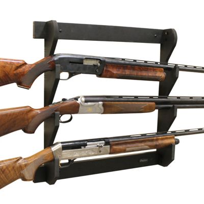 Rush Creek Creations 3 Gun Wall Rack Black