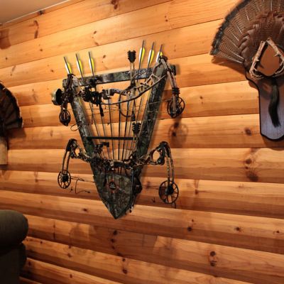 Image showing 7 th Rush Creek Creations REALTREE Camo 3 in 1 - 12 Arrow Bow Rack