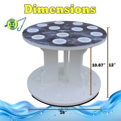 Rush Creek Creations Reel Salty Saltwater Spinning 12 Rod Rack at ...