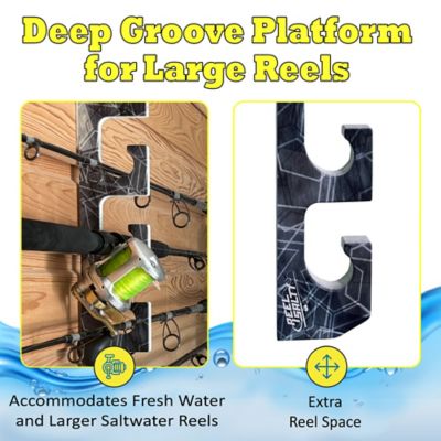 Image showing  Reel Salty 4 Rod Wall/Ceiling Rack 1PK