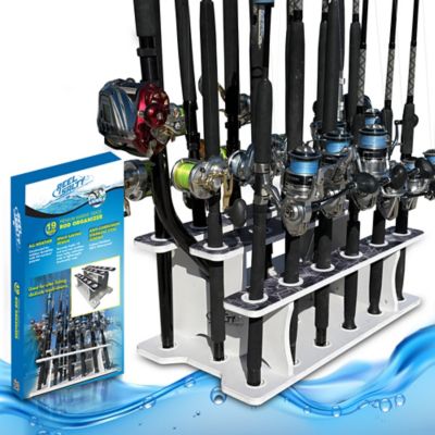 Rush Creek Creations Reel Salty 19 Rod 3 Tier Floor Rack