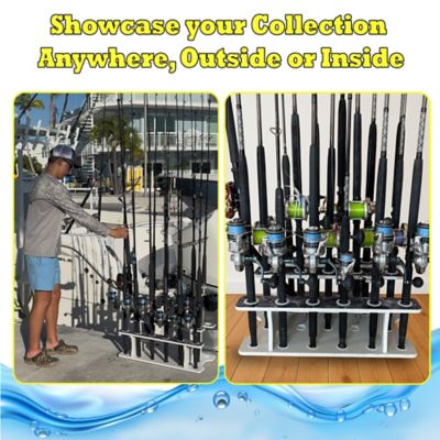 Image showing  Reel Salty 19 Rod 3 Tier Floor Rack