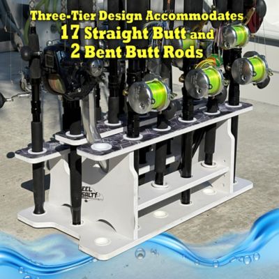 Image showing  Reel Salty 19 Rod 3 Tier Floor Rack