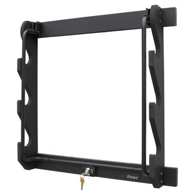 Rush Creek Creations Locking 3 Gun Wall Rack Black