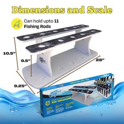 Image showing  Reel Salty 11 Rod 2 Tier Floor Rack