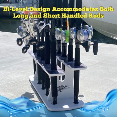 Image showing  Reel Salty 11 Rod 2 Tier Floor Rack
