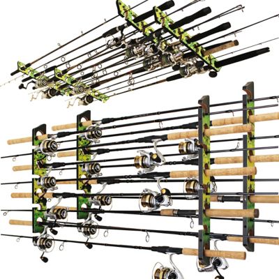 Rush Creek Creations Green/Yellow 8 Rod Wall/Ceiling Rack - 2 Pack