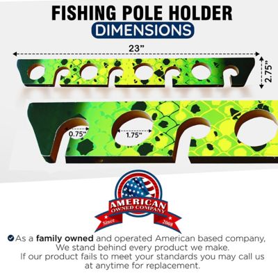 Image showing  Green/Yellow 8 Rod Wall/Ceiling Rack - 2 Pack