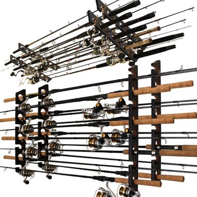 Rush Creek Creations Black 8 Rod Wall/Ceiling Rack - 2 Pack