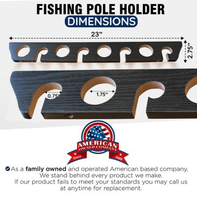 Image showing  Black 8 Rod Wall/Ceiling Rack