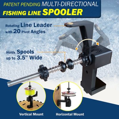 Image showing  24 Round Spinning Rod Rack with Hi-Tension Spooler