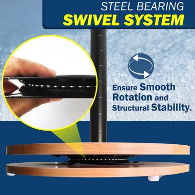 Image showing  24 Round Spinning Rod Rack with Hi-Tension Spooler