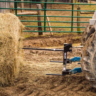 Image showing 7 th Tarter 3 Point Hay Fork 300 Series Black