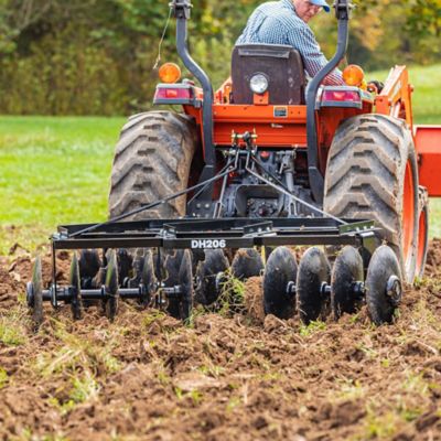 Image showing 8 th Tarter Farm and Ranch Equipment 6 Foot Disc Harrow 200 Series Black