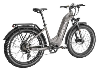Image showing  VANTANA TITAN Step-Through Off-road Hunting E-Bike, Torque Sensor, Grey Camo