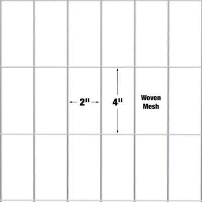 Image showing 5 th DEWALT 36 in. x 100 ft. 14 Gauge 2 in. x 4 in. Mesh Galvanized Steel Welded Wire