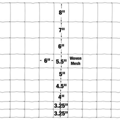 Image showing 6 th DEWALT 39 in. x 132 ft. 12-1/2 Gauge Galvanized Steel Field Fence