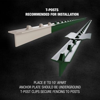 Image showing  47 in. x 330 ft. 11 Gauge Galvanized Steel Field Fence