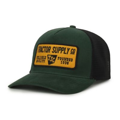 Tractor Supply Unisex Adult Vintage Trucker Cap, Green