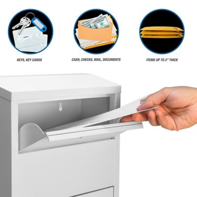 Image showing  Large Locking Wall Mount Drop Box