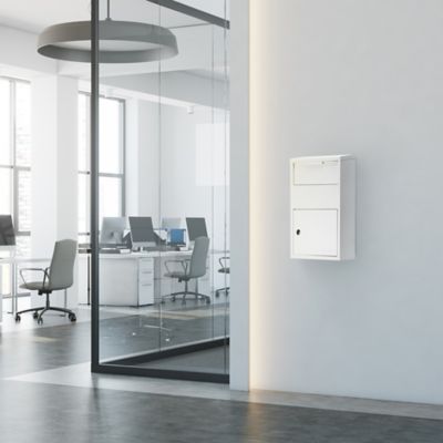 Image showing 7 th Barska Large Locking Wall Mount Drop Box