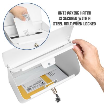 Image showing  Wall-Mount Top Opening Mail Drop Box