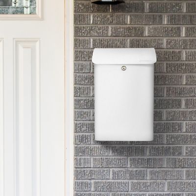 Image showing 8 th Barska Wall-Mount Top Opening Mail Drop Box