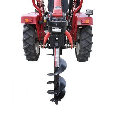 Image showing  Model 400 3-Point Post Hole Digger with 6 in. 9 in. and 12 in. Augers for Compact/Sub-Compact Tractors