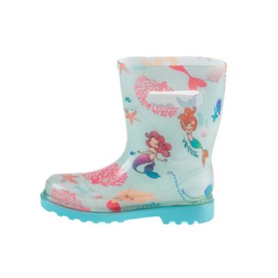 Image showing 2 th Blue Mountain Kids' Waterproof Mermaid Boots