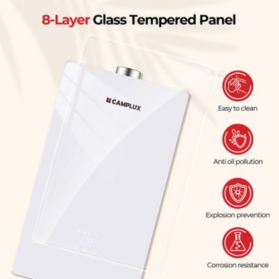 Image showing  Climatech 7, 4.22 GPM 102,000 BTU Residential Propane Tankless Water Heater