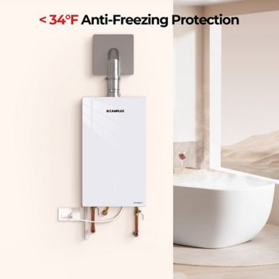 Image showing 7 th Camplux Climatech 7, 4.22 GPM 102,000 BTU Residential Propane Tankless Water Heater